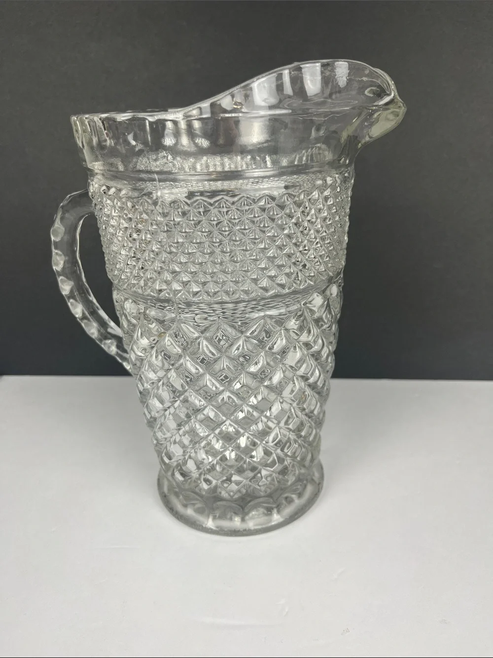 Vintage Anchor Hocking Wexford Pitcher- 64 ounces